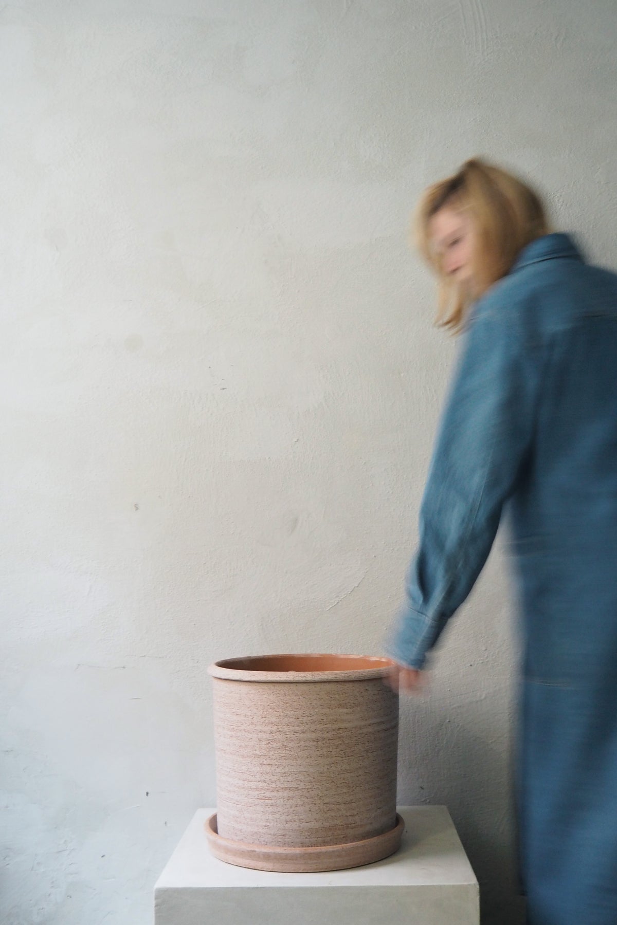 Modena gulvkrukke - raw rosa